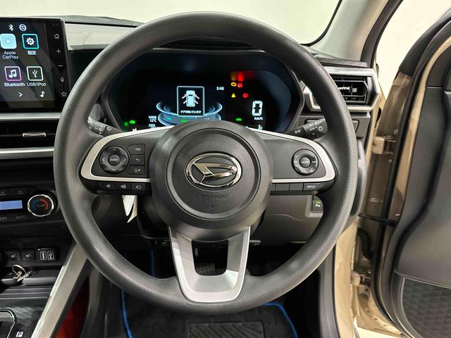 ロッキーX HEV ディスプレイオーディオ ドラレコ ETCLEDヘッドランプ アクティブマルチインフォメーションメーター アルミホイール オートライト プッシュボタンスタート(広島県)の中古車