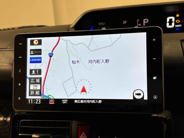 タントカスタムＸスタイルセレクション　ナビ　ＥＴＣ　前後ドラレコＥＴＣ　ドライブレコーダー　両側電動スライドドア　ＳＲＳサイドエアバッグ　前席シートヒーター　オーディオ操作用ステアリングスイッチ　ＬＥＤヘッドライト　ＬＥＤフォグランプ　１４インチアルミホイール（広島県）の中古車