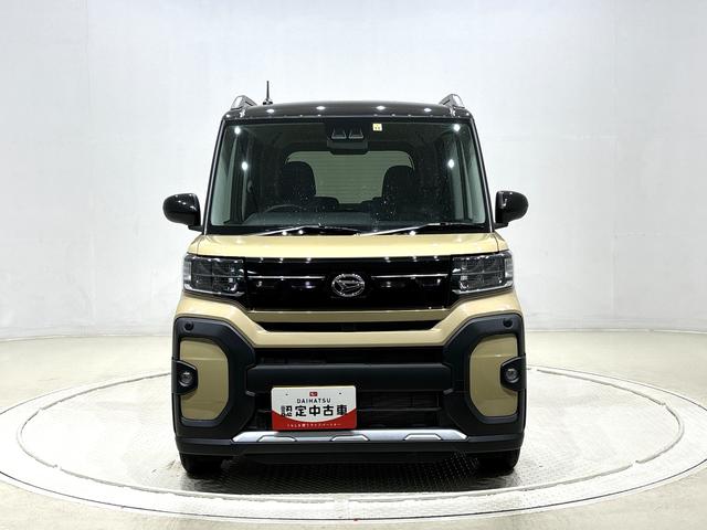 タントファンクロス　バックモニター対応カメラ　シートヒーターＬＥＤオートライト　電動パーキングブレーキ　運転席助手席シートヒーター　アルミホイール　キーフリーシステム　　オート電動格納式ドアミラー（広島県）の中古車