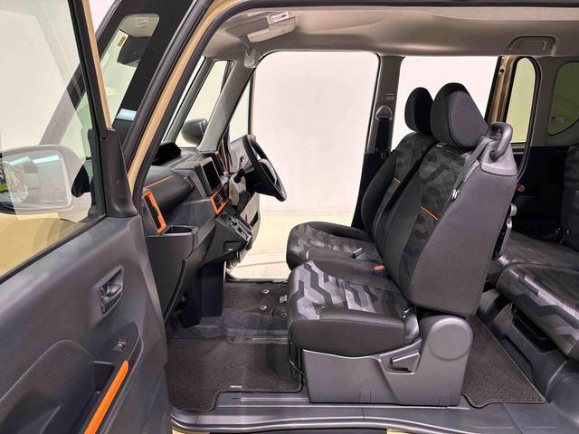 タントファンクロス　バックモニター対応カメラ　シートヒーターＬＥＤオートライト　電動パーキングブレーキ　運転席助手席シートヒーター　アルミホイール　キーフリーシステム　　オート電動格納式ドアミラー（広島県）の中古車