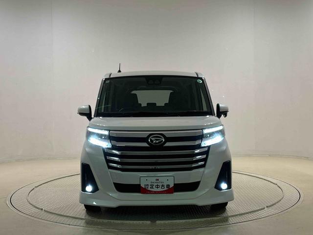 トールカスタムG ステアリングスイッチ バックカメラ キーフリーLEDヘッドランプ・フォグランプ 14インチアルミホイール オートライト プッシュボタンスタート クルーズコントロール コーナーセンサー ウエルカムオープン機能付パワースライドドア バックカメラ(広島県)の中古車