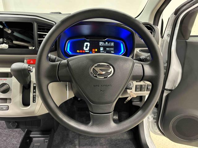 ミライースＸ　ＳＡIIIＬＥＤヘッドランプ　セキュリティアラーム　コーナーセンサー　１４インチフルホイールキャップ　キーレスエントリー　電動格納式ドアミラー　ショツピングフック　マニュアルエアコン（広島県）の中古車
