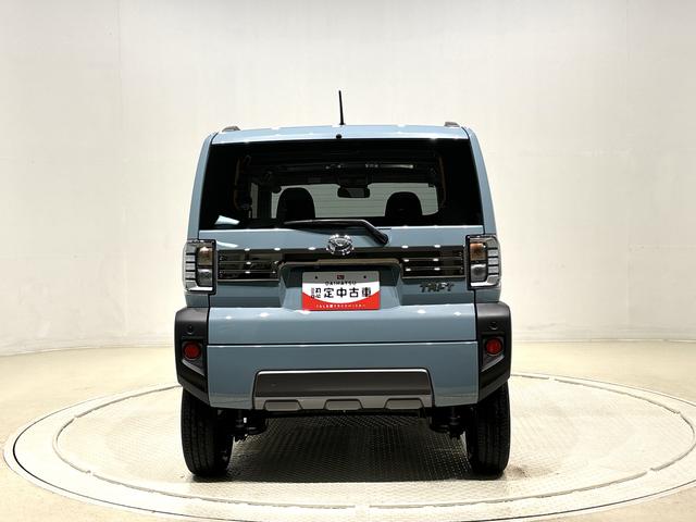 タフトＧターボ　ダーククロムベンチャー　バックモニター対応スカイフィールトップ　クロムパック　メッキパック　シルバーアンダーガーニッシュ　インテリアアクセント　ＬＥＤオートハイビーム＆フォグランプ　電動パーキングブレーキ　バックカメラ　アルミホイール（広島県）の中古車