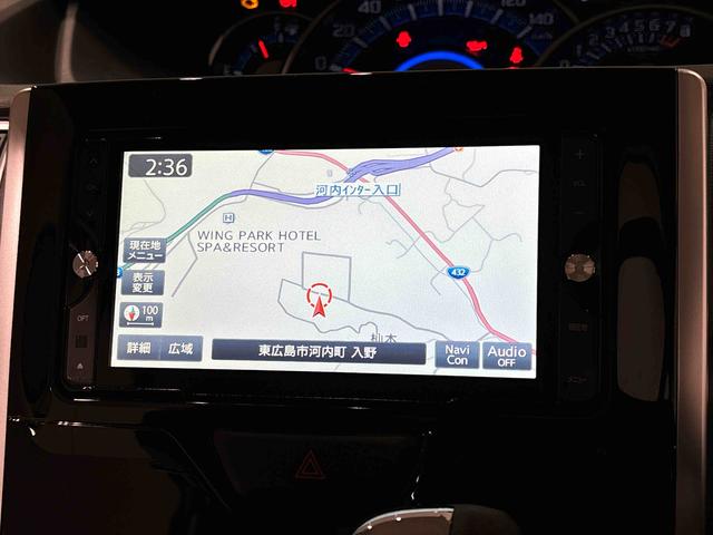 タントカスタムX ナビ・ETC・ドラレコ・4WD(広島県)の中古車