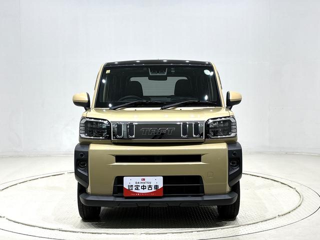 タフトＧターボ　ナビ・バックカメラ・ドライブレコーダー・ＥＴＣまごころ保証１２カ月　車検整備　スカイフィールトップ　ＬＥＤライト　オートハイビーム　フォグランプ　運転席／助手席シートヒーター　　キーフリーシステム　電動パーキングブレーキ　バックカメラ（広島県）の中古車