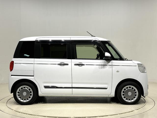 ムーヴキャンバスセオリーＧ　シートヒーターＬＥＤオートライト・フォグランプ　電動パーキングブレーキ　プッシュボタンスタート　セキュリティアラーム　バックカメラ　両側パワースライドドアウエルカムオープン機能　オート電動格納式ドアミラー（広島県）の中古車