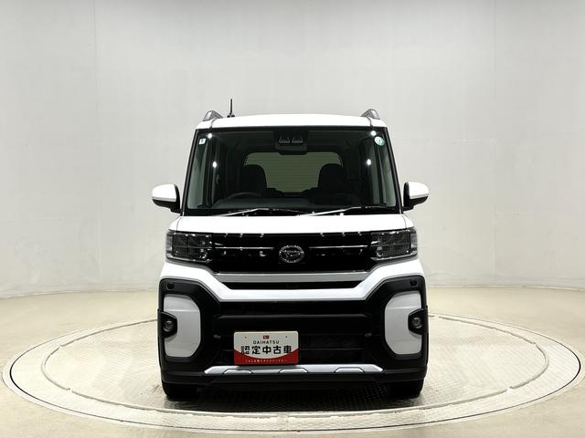 タントファンクロスターボ　バックカメラ付き　両側パワースライドドアＬＥＤオートライト　パワースライドドアウェルカムオープン機能　電動格納式ドアミラー　助手席ロングスライド　助手席イージークローザー　　セキュリティアラーム　キーフリーシステム（広島県）の中古車