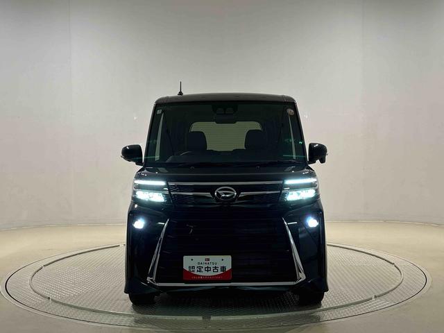 タントカスタムＲＳ　パノラマモニター付き　両側パワースライドドアＬＥＤオートライト　パワースライドドアウェルカムオープン機能　電動パーキングブレーキ　運転席助手席シートヒーター　アルミホイール　キーフリーシステム　　オート電動格納式ドアミラー（広島県）の中古車