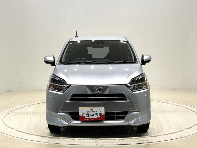 ミライースＸ　ＳＡIII　バックモニター対応カメラＬＥＤヘッドランプ　セキュリティアラーム　コーナーセンサー　１４インチフルホイールキャップ　キーレスエントリー　電動格納式ドアミラー　ショツピングフック　マニュアルエアコン（広島県）の中古車