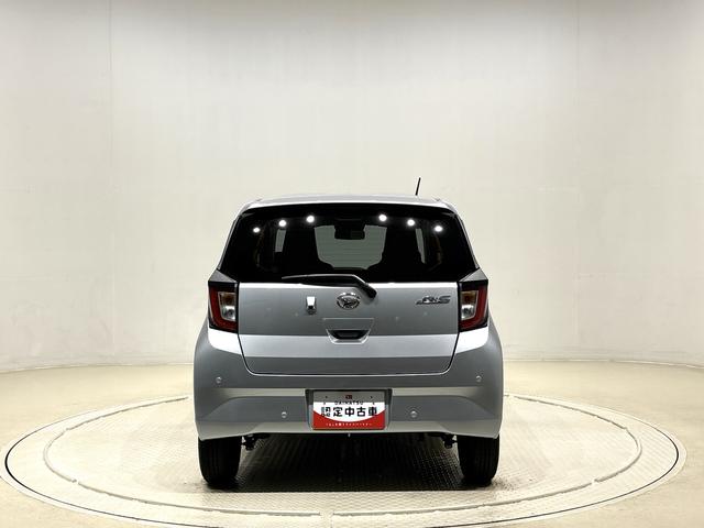 ミライースＸ　ＳＡIII　バックモニター対応カメラＬＥＤヘッドランプ　セキュリティアラーム　コーナーセンサー　１４インチフルホイールキャップ　キーレスエントリー　電動格納式ドアミラー　ショツピングフック　マニュアルエアコン（広島県）の中古車