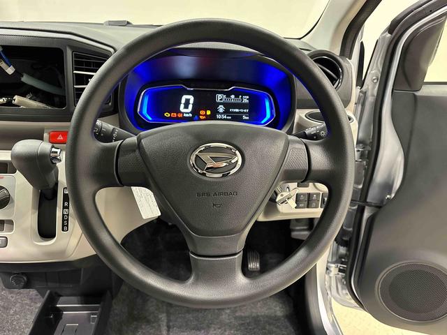ミライースＸ　ＳＡIII　バックモニター対応カメラＬＥＤヘッドランプ　セキュリティアラーム　コーナーセンサー　１４インチフルホイールキャップ　キーレスエントリー　電動格納式ドアミラー　ショツピングフック　マニュアルエアコン（広島県）の中古車
