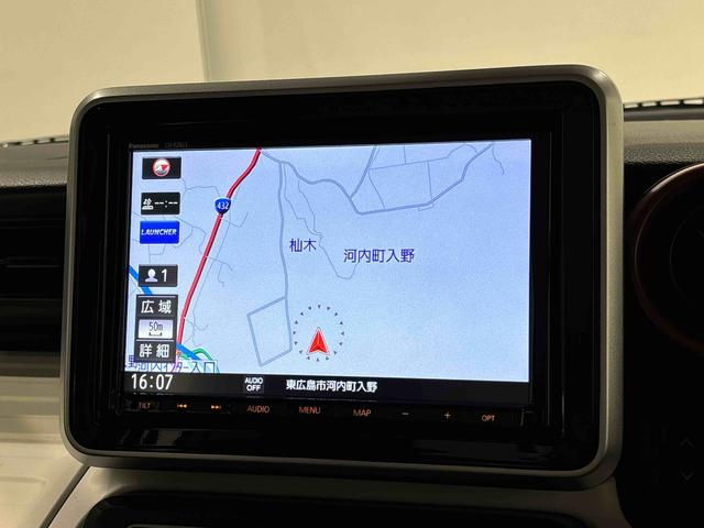 スペーシアハイブリッドG 純正ナビゲーション 全方位モニター両側電動スライドドア ドライブレコーダー ETC車載器 ステアリングスイッチ(広島県)の中古車