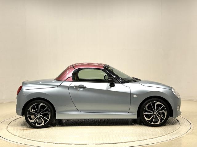 コペンセロ　社外ナビゲーション　ドライブレコーダー　バックカメラアクティブトップ　運転席・助手席シートヒーター　ＬＥＤヘッドランプ　本革巻ステアリングホイール　純正アルミホイール（切削デザイン）ステアリングスイッチ（広島県）の中古車