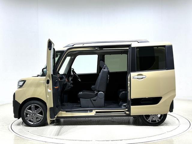 タントファンクロスターボ　２ＷＤ　ＣＶＴ車両側電動スライドドア　キーフリーシステム　キーフリーシステム連動式電動格納ドアミラー　ＬＥＤヘッドランプ＆フォグランプ　運転席・助手席シートヒーター　ミラクルオープンドア　バックカメラ（広島県）の中古車