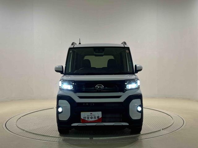 タントファンクロスターボ　バックカメラ付き　前席シートヒーターＬＥＤオートライト　パワースライドドアウェルカムオープン機能　電動格納式ドアミラー　助手席ロングスライド　助手席イージークローザー　　セキュリティアラーム　キーフリーシステム（広島県）の中古車