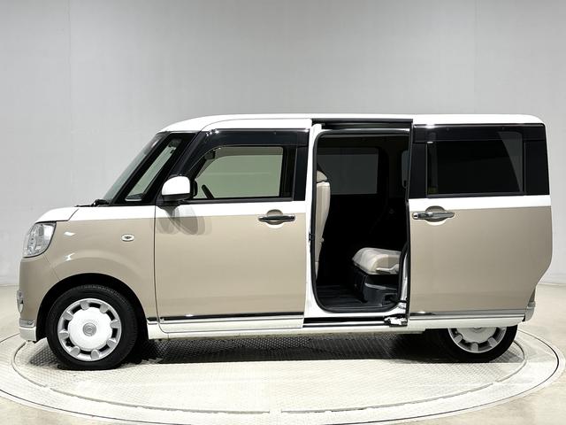 ムーヴキャンバスGメイクアップリミテッド SAIII ナビ ドラレコ ETCLEDヘッドランプ・フォグランプ 置き楽ボックス オートライト プッシュボタンスタート セキュリティアラーム パノラマモニター対応カメラ 両側パワースライドドア(広島県)の中古車