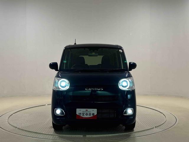 ムーヴキャンバスセオリーＧ　　純正ナビ　　前後ドライブレコーダー　　ＥＴＣＬＥＤオートライト・フォグランプ　電動パーキングブレーキ　プッシュボタンスタート　セキュリティアラーム　バックカメラ　両側パワースライドドアウエルカムオープン機能　オート電動格納式ドアミラー（広島県）の中古車