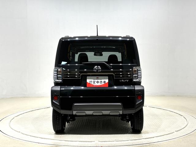 タフトGターボ ダーククロムベンチャー 運転席助手席シートヒーターバックモニター 電動パーキングブレーキ プッシュボタンスタート オートライト サイドエアバッグ LEDヘッドライト・フォグランプ キーフリーシステム 純正アルミホイール セキュリティーアラーム(広島県)の中古車