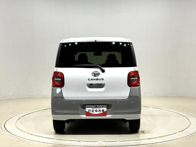 ムーヴキャンバスストライプスG バックモニター 電動パーキングブレーキLEDオートライト・フォグランプ 電動パーキングブレーキ プッシュボタンスタート セキュリティアラーム バックカメラ 両側パワースライドドアウエルカムオープン機能 オート電動格納式ドアミラー(広島県)の中古車