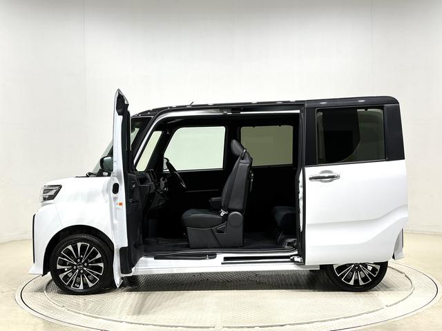 タントカスタムRS バックモニター対応 電動パーキングブレーキLEDオートライト パワースライドドアウェルカムオープン機能 オート電動格納式ドアミラー 助手席ロングスライド 助手席イージークローザー アルミホイール キーフリーシステム(広島県)の中古車