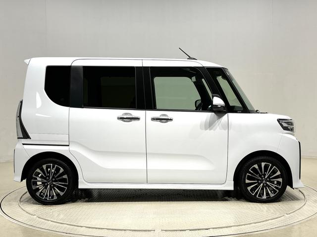 タントカスタムRS ターボ 運転席・助手席シートヒーター純正ナビ装着用アップグレードパック 両側電動スライドドア 格納式リヤドアサンシェード 本革巻ステアリングホイール 運転席シートリフター チルトステアリング オートライト キーフリーシステム(広島県)の中古車