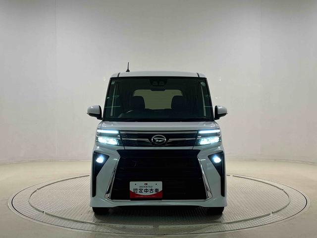 タントカスタムRS ターボ 運転席・助手席シートヒーター純正ナビ装着用アップグレードパック 両側電動スライドドア 格納式リヤドアサンシェード 本革巻ステアリングホイール 運転席シートリフター チルトステアリング オートライト キーフリーシステム(広島県)の中古車