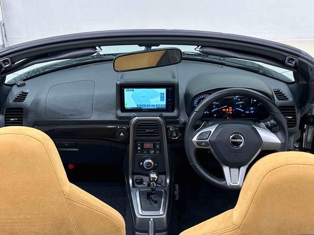 コペンローブ　Ｓ　ＣＶＴ車　ＥＴＣ車載器　カーナビゲーション電動開閉式ルーフ　ＬＥＤヘッドランプ　ハロゲンフォグランプ　　１６インチタイヤ＆アルミホイール　プッシュボタンスタート　セキュリティアラーム　スタビライザー（フロント・リヤ）（広島県）の中古車