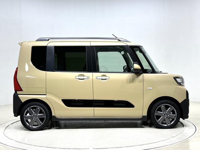 タントファンクロスターボLEDオートライト パワースライドドアウェルカムオープン機能 電動格納式ドアミラー 助手席ロングスライド 助手席イージークローザー セキュリティアラーム キーフリーシステム(広島県)の中古車