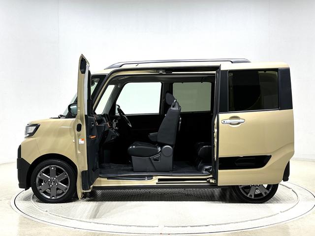 タントファンクロスターボLEDオートライト パワースライドドアウェルカムオープン機能 電動格納式ドアミラー 助手席ロングスライド 助手席イージークローザー セキュリティアラーム キーフリーシステム(広島県)の中古車