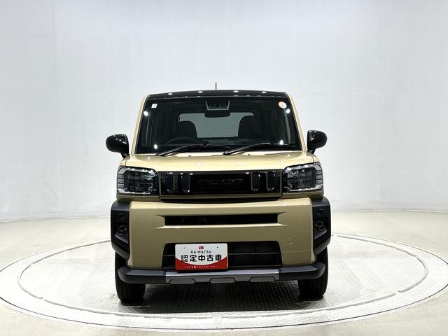 タフトＧターボ　　ダーククロムベンチャー　　　電子パーキングスカイフィールトップ　クロムパック　メッキパック　シルバーアンダーガーニッシュ　インテリアアクセント　ＬＥＤオートハイビーム＆フォグランプ　電動パーキングブレーキ　バックカメラ　アルミホイール（広島県）の中古車