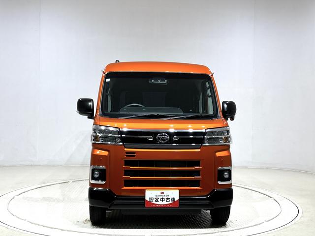 アトレーRS 両側電動スライドドア LEDヘッドライト ターボ車オートライト LEDフォグランプ バックカメラ オーディオ操作用ステアリングスイッチ オーディオレス プッシュボタンスタート ターンランプ付きドアミラー アイドリングストップ車 スマートアシスト(広島県)の中古車