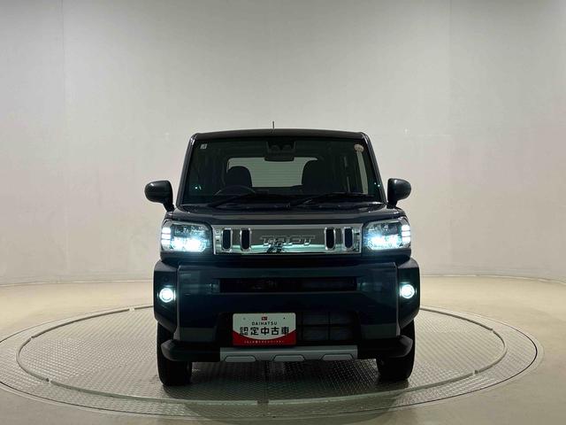 タフトＧ　クロムベンチャー　運転席・助手席シートヒーター純正ナビ装着用アップグレードパック　電動パーキングブレーキブレーキ　オートブレーキホールド機能　本革巻ステアリングホイール　リバース連動リヤワイパー　１５インチアルミホイール　キーフリーシステム（広島県）の中古車