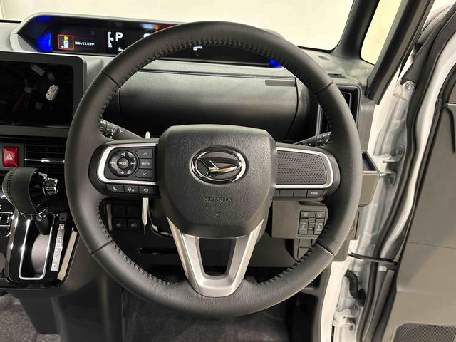 タントカスタムRS  電子パーキング  両側パワースライドドアLEDオートライト パワースライドドアウェルカムオープン機能 電動パーキングブレーキ 運転席助手席シートヒーター アルミホイール キーフリーシステム  オート電動格納式ドアミラー(広島県)の中古車