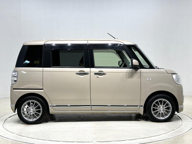 ムーヴキャンバスGメイクアップ SAIIILEDヘッドランプ・フォグランプ 置き楽ボックス オートライト プッシュボタンスタート セキュリティアラーム パノラマモニター対応カメラ 両側パワースライドドア(広島県)の中古車