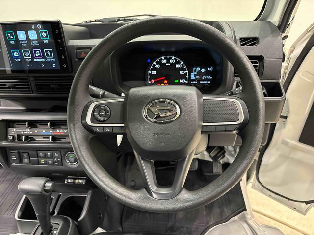 ハイゼットトラックハイルーフ 4WD ディスプレイオーディオ バックモニターETC車載器 オートライト プッシュボタンスタート キーフリーシステム スペアタイヤ マニュアルエアコン 運転席・助手席パワーウィンドウ アイドリングストップ機能(広島県)の中古車