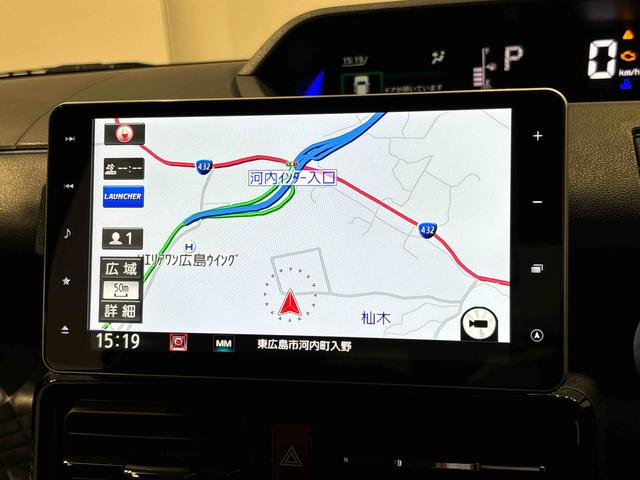 タントカスタムRSスタイルセレクション ナビ ETC ドラレコパノラマモニター対応 LEDオートライト パワースライドドアウェルカムオープン機能 オート電動格納式ドアミラー 助手席ロングスライド 助手席イージークローザー アルミホイール キーフリーシステム(広島県)の中古車