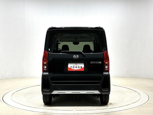 タントファンクロスターボＬＥＤオートライト　パワースライドドアウェルカムオープン機能　電動パーキングブレーキ　運転席助手席シートヒーター　　フルホイールキャツプ　キーフリーシステム　　オート電動格納式ドアミラー（広島県）の中古車