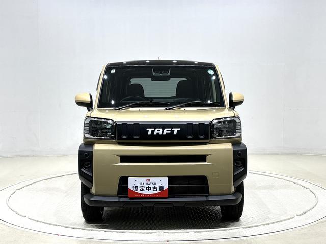 タフトＧ　　ラギッドパック　　バックドアスポイラー付きスカイフィールトップ　ＬＥＤオートライト　オートハイビーム　フロントフォグランプ　運転席／助手席シートヒーター　プッシュボタンスタート　キーフリーシステム　電動パーキングブレーキ　バックカメラ（広島県）の中古車