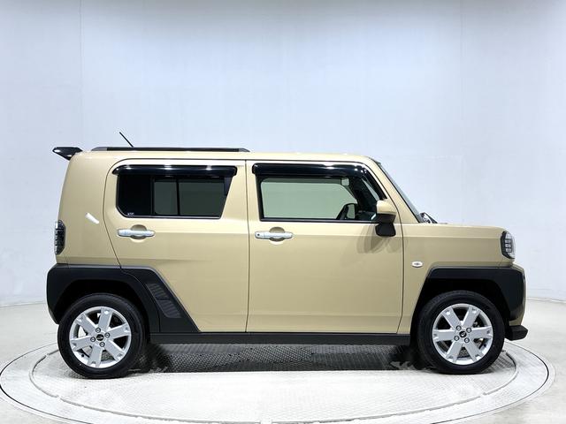 タフトＧ　　ラギッドパック　　バックドアスポイラー付きスカイフィールトップ　ＬＥＤオートライト　オートハイビーム　フロントフォグランプ　運転席／助手席シートヒーター　プッシュボタンスタート　キーフリーシステム　電動パーキングブレーキ　バックカメラ（広島県）の中古車