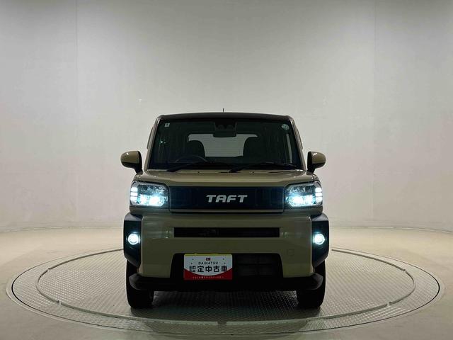 タフトＧ　　ラギッドパック　　バックドアスポイラー付きスカイフィールトップ　ＬＥＤオートライト　オートハイビーム　フロントフォグランプ　運転席／助手席シートヒーター　プッシュボタンスタート　キーフリーシステム　電動パーキングブレーキ　バックカメラ（広島県）の中古車