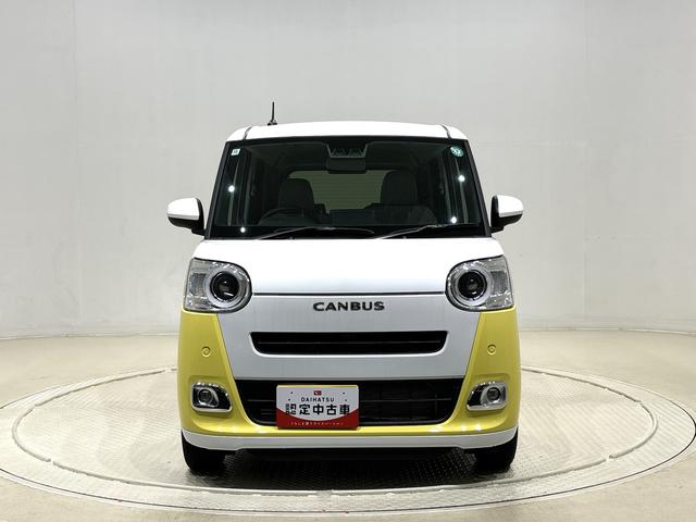 ムーヴキャンバスストライプスGLEDオートライト・フォグランプ 電動パーキングブレーキ プッシュボタンスタート セキュリティアラーム バックカメラ 両側パワースライドドアウエルカムオープン機能 オート電動格納式ドアミラー(広島県)の中古車