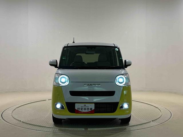 ムーヴキャンバスストライプスGLEDオートライト・フォグランプ 電動パーキングブレーキ プッシュボタンスタート セキュリティアラーム バックカメラ 両側パワースライドドアウエルカムオープン機能 オート電動格納式ドアミラー(広島県)の中古車