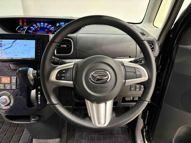 タントカスタムＲＳ　トップエディションＳＡIII　ナビゲーションＬＥＤオートライト　パワースライドドア機能　オート電動格納式ドアミラー　ミラクルオープンドア　アルミホイール　キーフリーシステム（広島県）の中古車