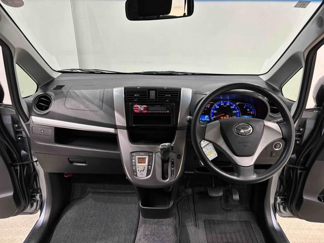 ムーヴカスタム　Ｘ　ＡＭ／ＦＭＣＤステレオ　アルミホイール付プッシュボタンスタート　オートライト　ＨＩＤヘッドライト　フロントフォグランプ　オートエアコン　セキュリティアラーム　運転席シートリフター　フロントトップシェードガラス　ターンランプ付きドアミラー（広島県）の中古車