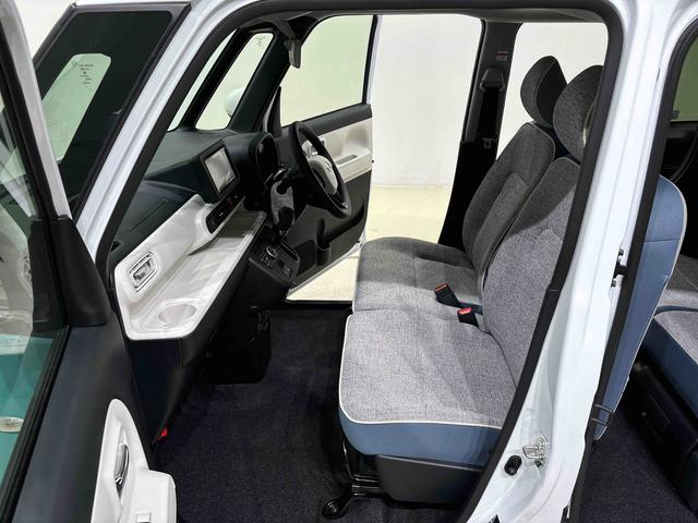 ムーヴキャンバスストライプスＧ　　ナビ付　バックモニター　ＬＥＤヘッドライトＬＥＤオートライト・フォグランプ　電動パーキングブレーキ　プッシュボタンスタート　セキュリティアラーム　バックカメラ　両側パワースライドドアウエルカムオープン機能　オート電動格納式ドアミラー（広島県）の中古車