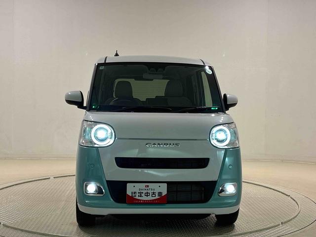 ムーヴキャンバスストライプスＧ　　ナビ付　バックモニター　ＬＥＤヘッドライトＬＥＤオートライト・フォグランプ　電動パーキングブレーキ　プッシュボタンスタート　セキュリティアラーム　バックカメラ　両側パワースライドドアウエルカムオープン機能　オート電動格納式ドアミラー（広島県）の中古車