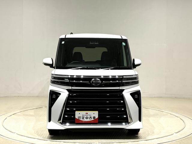 タントカスタムＲＳ　バックモニター対応　電動パーキングブレーキＬＥＤオートライト　パワースライドドアウェルカムオープン機能　オート電動格納式ドアミラー　助手席ロングスライド　助手席イージークローザー　アルミホイール　キーフリーシステム（広島県）の中古車