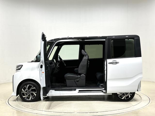 タントカスタムＸ　９インチディスプレイオーディオＬＥＤオートライト　パワースライドドアウェルカムオープン機能　オート電動格納式ドアミラー　助手席ロングスライド　助手席イージークローザー　アルミホイール　キーフリーシステム（広島県）の中古車