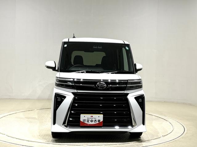 タントカスタムRSLEDオートライト パワースライドドアウェルカムオープン機能 電動パーキングブレーキ 運転席助手席シートヒーター アルミホイール キーフリーシステム オート電動格納式ドアミラー(広島県)の中古車