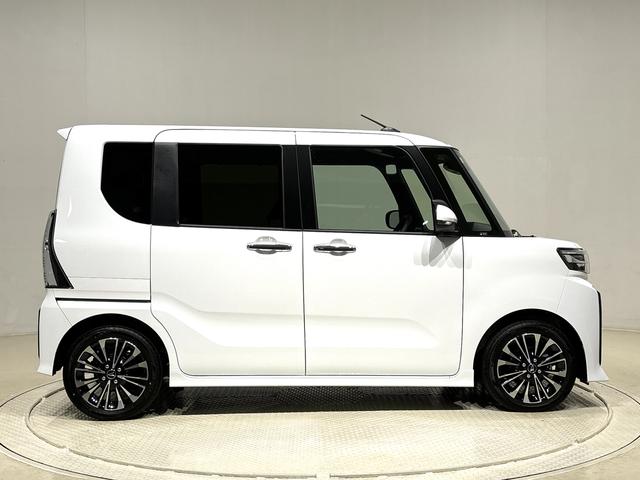 タントカスタムRSLEDオートライト パワースライドドアウェルカムオープン機能 電動パーキングブレーキ 運転席助手席シートヒーター アルミホイール キーフリーシステム オート電動格納式ドアミラー(広島県)の中古車